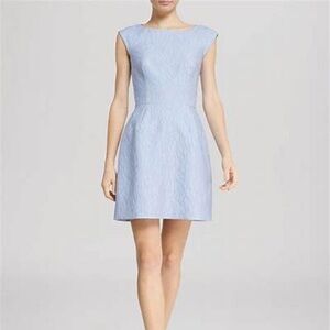Halston Heritage Light Blue Mini Dress
